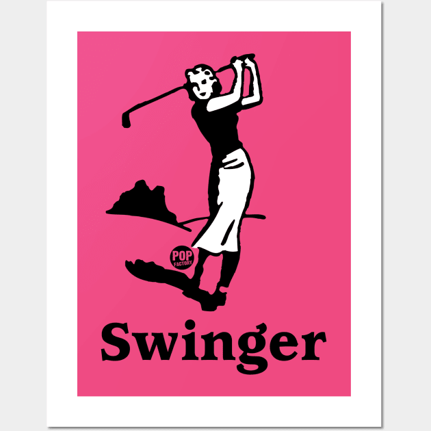 SWINGER Wall Art by toddgoldmanart